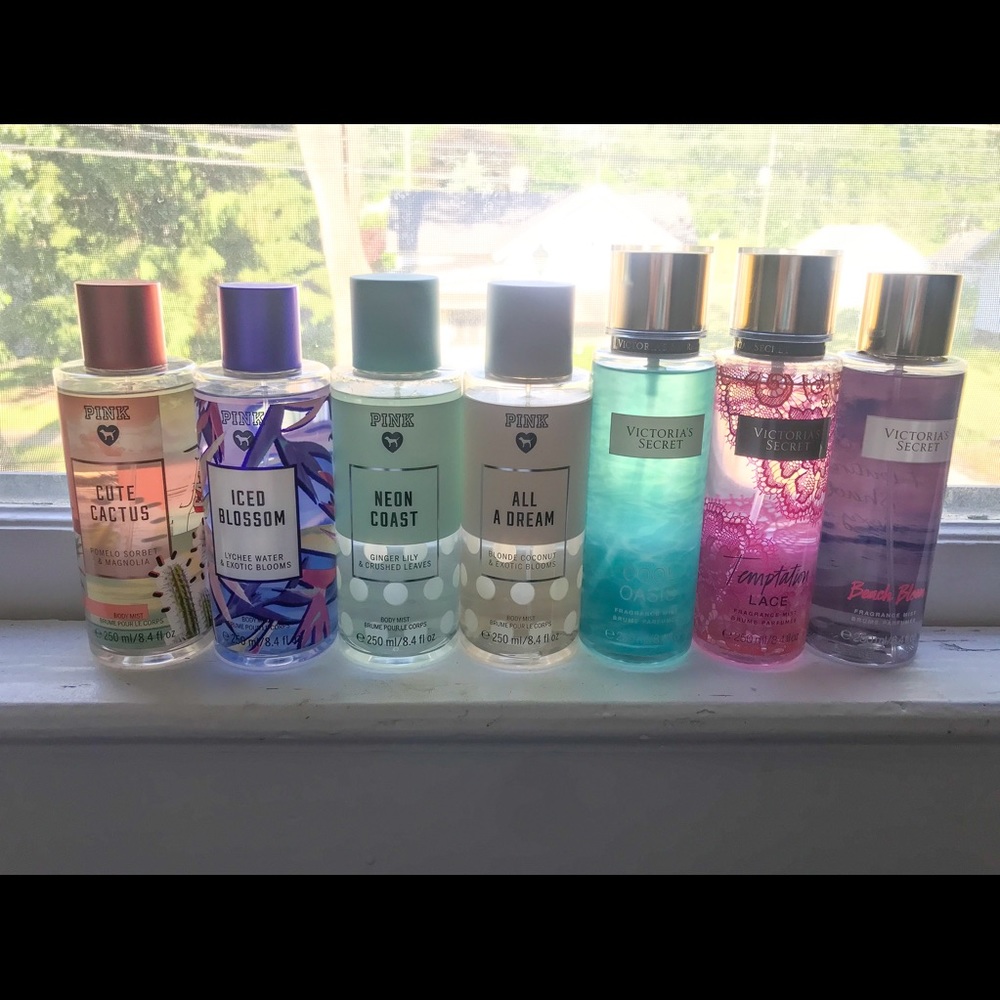 Assorted Pink/VS Body Sprays